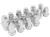 Raceline Wheels 16 Pack 3/8" X 24Mm 14Mm Hex (Conical Chrome) RLUG-BX13C