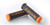 Risk Racing Atv/Mtb Grips - Fusion 2.0 With Grip Tech Orange 00292