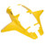 Maier Front Fender Suzuki Yellow/Pair 177524