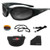 Bobster Raptor Ii Interchangeable Black Frame 3 Lenses BRA201