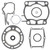 Vertex Top End Gasket Kit 810660
