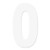 Factory Effex Fx 2015 Numbers Pro 8" White 0 02-4370