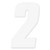 Factory Effex Fx 2015 Numbers 7" White 2 08-90092