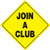 Voss Signs Yellow Plastic Reflective Sign 12" - Join A Club 479 JAC YR