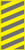 Voss Signs Yellow Plastic Reflective Sign 6" X 12" - Right Hazard 460 BCR YR