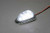 K&S Technologies Led Mini-Marker Light Triangle Chrome Wht/Clr (6 Leds) 25-9704