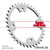 Jt Sprockets Rear Sprocket 36 Tooth JTR1415.36