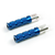 Emgo Foot Rest Set Alum Blu Hon 50-11213