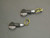 Highway Hawk Turnsignal Set Light Led Short Black E HH-68-9271