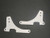Highway Hawk Sissybar Brackets Only Chrome HH-527-1043A