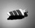 Highway Hawk Rider Footpegs Smooth HH-731-390