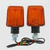 K&S Technologies D.O.T. Approved Mini-Stalk Turn Signal Chrome Pair 25-7502