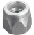 Woodys Big Nut Short Aluminum W/Nylon Insert (96 Pcs) ALN2-4500-B