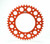 Renthal Rear Ultralight Sprocket Orange Grooved 50T 224U-520-50GPOR