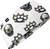 ZAN Sportflex Headband Spiked Brass Knuckles HBL208