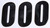 D-COR Number 0 Black 4" 3/Pk 45-24-0