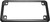 EMGO License Frame Black 4 1/8" X 7 1/4" 86-42610