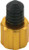 DRC Air Valve Caps Valve Wrench Gold 2/Pk D58-05-103