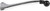 FIRE POWER Clutch Lever Silver W/ Black Tip 020-0290