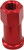 DRC Rim Lock Nuts Red 2/Pk D58-02-106