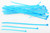 HELIX Assorted Cable Ties Blue 30/Pk 303-4685