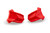 PUIG Rubber End Replacement Frame Slider R19 Pair Red 3148R