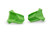 PUIG Rubber End Replacement Frame Slider R19 Pair Green 3148V