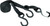 SP1 3 Hook Tow Strap 1" X 12' SM-12462