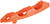 POLISPORT Rear Cable Guide Ktm Orange 8498000002