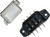 NAMZ CUSTOM CYCLE Atc 4-Way Fuse Block Water Tight Clear Cover NFB-01