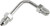 GOODRIDGE Jic To -3 Tube Adapter 90 Degree Short Chrome 3/8" P690-03CH