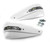 CYCRA Low Profile Replacement Handshields - White 1CYC-1115-42