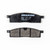 BRAKING Brake Pad Set Semi-Metallic 705SM1