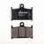 BRAKING Brake Pad Set Semi-Metallic 707SM1