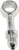 GOODRIDGE Straight Banjo Chrome 7/16" P592-03-04CH
