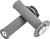 ODI Mx V2 Lock-On Grips No Waffle Graphite H36NWH