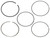 NAMURA Piston Rings 92.96Mm Pol For Namura Pistons Only NA-50098R