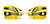 CYCRA Crm Handshields - No Cover Yellow 1CYC-1019-55