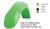 POLISPORT Front Fender Green 8561000010