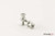 PUIG Swingarm Spools Hi-Tech 10Mm Silver 2/Pk 5924P