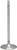 KPMI White Diamond Intake Valve M8 1.571 Std 20-21012H