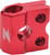 ZETA Brake Line Clamp Red ZE92-4106