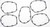 COMETIC Cam Cover Gasket M8 .032"Afm 5Pk Oe#257700370 C10173