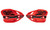 CYCRA Ultra Handshields W/Covers Red 1CYC-1021-32