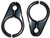 MODQUAD Brake Line Clamp 1"Arm X 5/16" Line (Black) BLC-3BLK