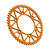 JT Rear Racelite Sprocket Alum 52T-520 Org Hus/Husq/Ktm JTA897.52ORG