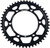 FIRE POWER Rear Sprocket Steel 48T Blk FPS-245-48-BLK