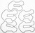 JAMES GASKETS Rocker Box-Cylinder Head Seal 5/Pk 25700425 25700425