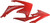 POLISPORT Radiator Shroud Red 8412700001