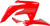 POLISPORT Radiator Shroud Red 8412200001